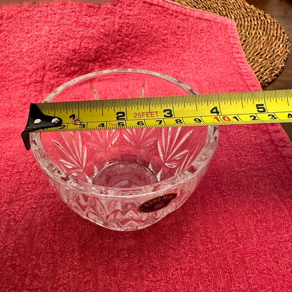 Bohemia Czech Republic Lead Crystal creamer and sugar set, like new - Picture 9 of 12